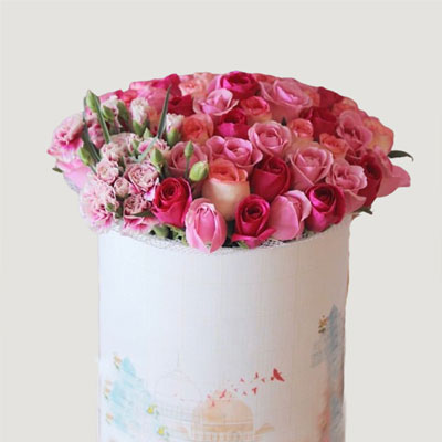 "50 Mixed Roses Flower box - code BF24 - Click here to View more details about this Product